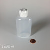 Flip-Top Oval Bottle - 2 oz/60 ml
