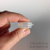 Hinge-Top Container - 1.25 in./0.11 oz (31.8 mm/3.3 ml)