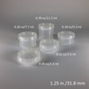 Hinge-Top Containers - 1.25 in./31.8 mm