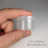 Hinge-Top Container - 1.5 in./0.69 oz (38.1 mm/20.4 ml)