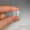 Hinge-Top Container - 1.25 in./0.18 oz (31.8 mm/5.3 ml)