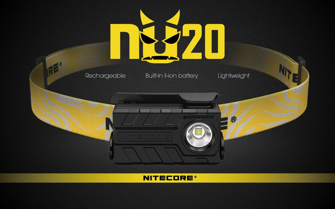 Green Nitecore 9004722 Sysmax Industrial Nu20 USB Rechargeable Headlamp
