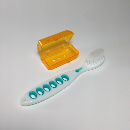 Shorty Toothbrush with Cover