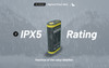 IPX5 rated for rain or snow