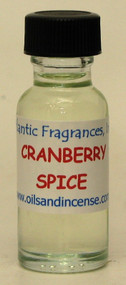 Cranberry Spice Fragrance Oil, 1/2 oz.  bottle