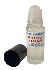 Wood Sage & Sea Salt type (W) 1 oz. roll-on bottle