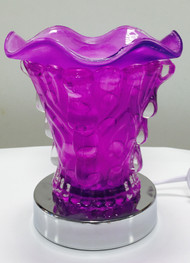 Touch Purple Glass Oil Burner