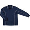 Navy with White Piping Long Sleeve Polo