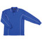 Royal with White Piping Long Sleeve Polo