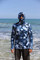 Full Sun protection with our Sun Safe UV Protection Full Zip Hoodie. Blue Camo Design
