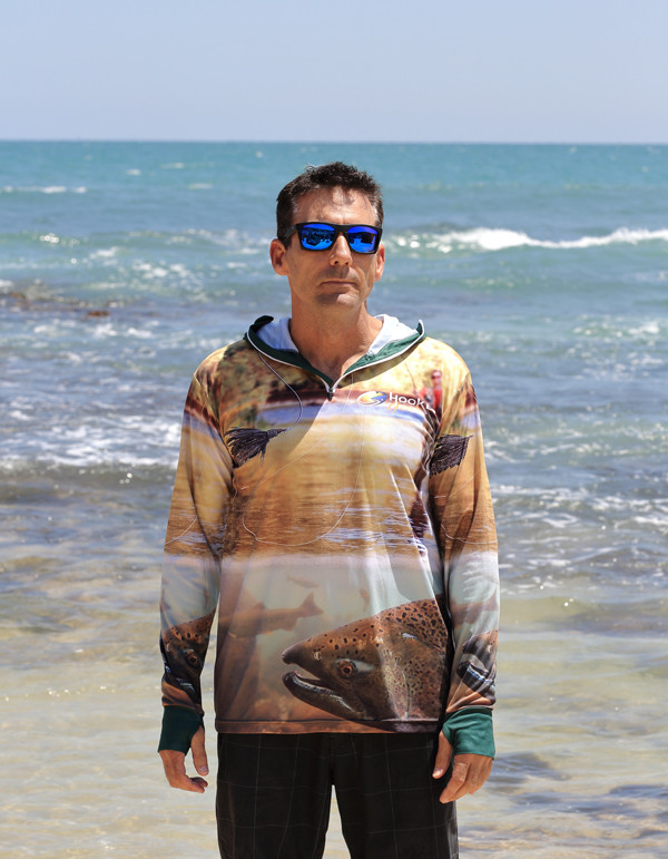 Adults Sun Safe UV Trout HOODIE