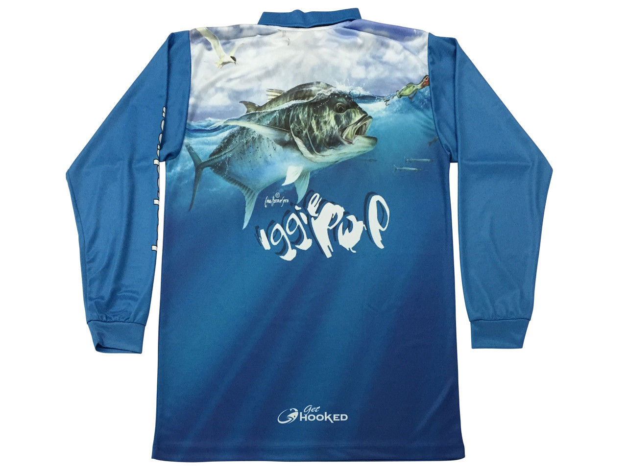Chemise Pêche Enfant Penn – UV Protection – Manches Longues – Bleue – Taille 4