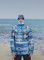 Fish Smart with our Sun Safe UV Protection Full Zip Hoodie. 'Coral Blue' Design