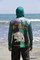 Lightweight quick-dry fishing hoodie being worn in the Australian sun - ARPANSA certified.