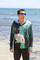 Lightweight quick-dry fishing hoodie being worn in the Australian sun - ARPANSA certified.