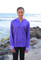 Ladies Purple Sun Safe Fishing Shirt Hoodie