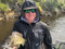 Fish Smart with our Sun Safe Fishing Shirt Hoodies. 
Black Flame design.