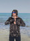 Fish Smart with our Sun Safe Fishing Shirt Hoodies. 
Black Flame design.