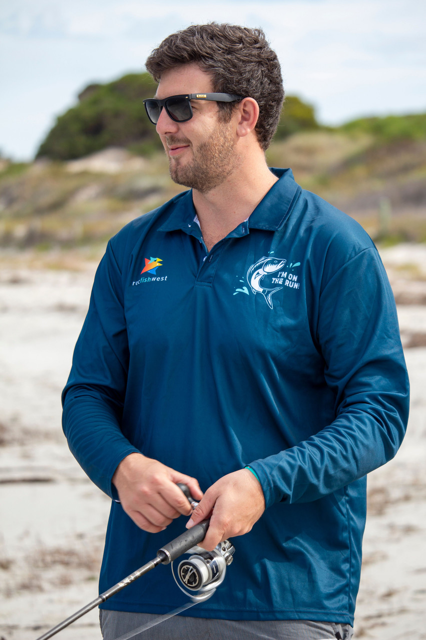 Long Sleeve Polo Fishing Shirt inc 