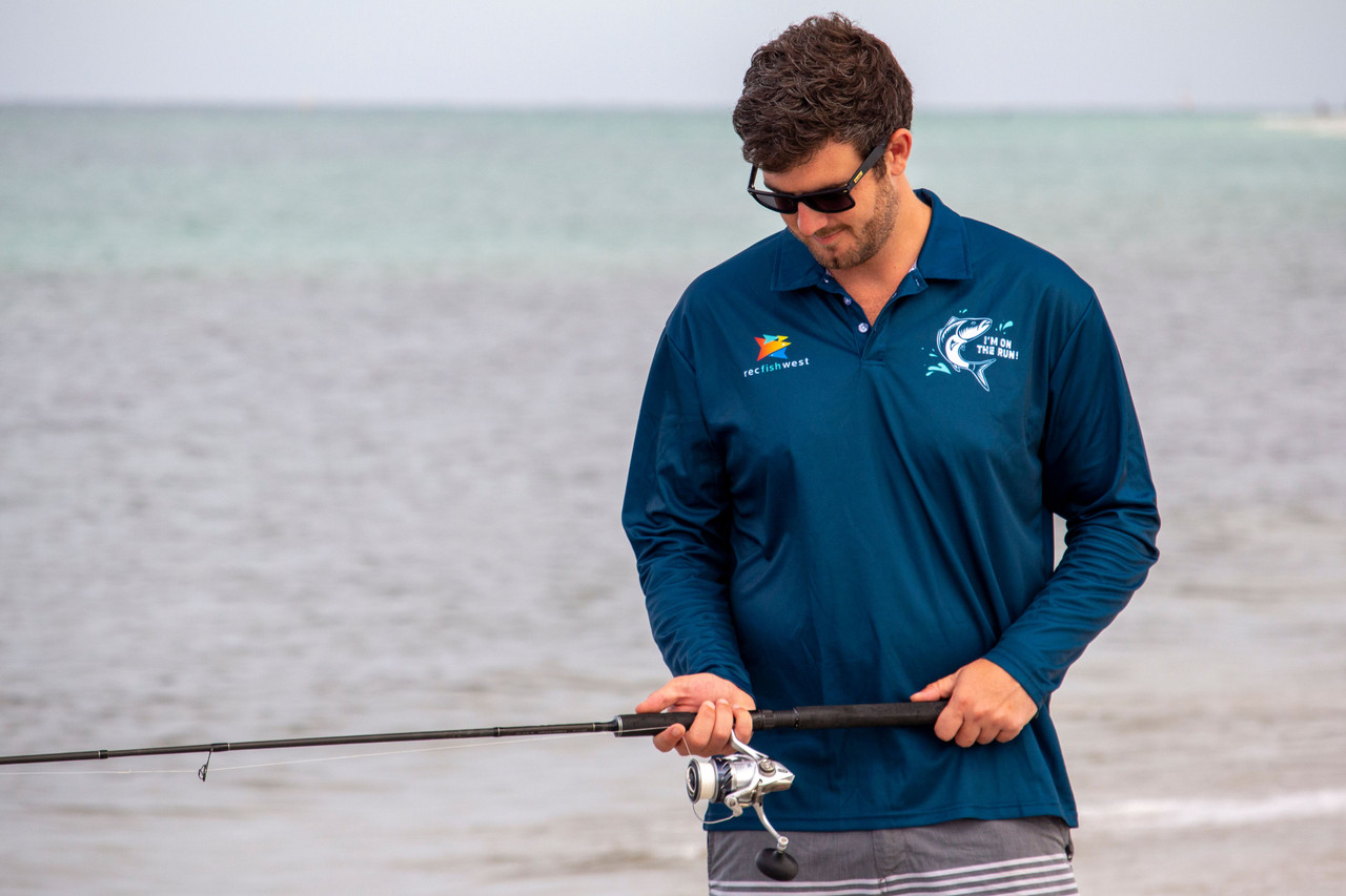 Long Sleeve Polo Fishing Shirt inc 