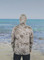 Adults UPF 50+ Sun Safe Super Lightweight Hoodie Grey Splash