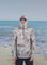 Adults UPF 50+ Sun Safe Super Lightweight Hoodie Grey Splash