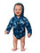 Hooked Gear Baby ARPANSA Tested UPF50+ Sun Hoodie (00 to 18 Mths) - Blue Camo