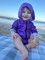 Baby Sun Safe Purple Sun Suit