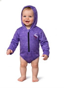 Hooked Gear Baby Sun Safe Maximum UV Protection Hoodie (00 to 18 Mths) - Purple
