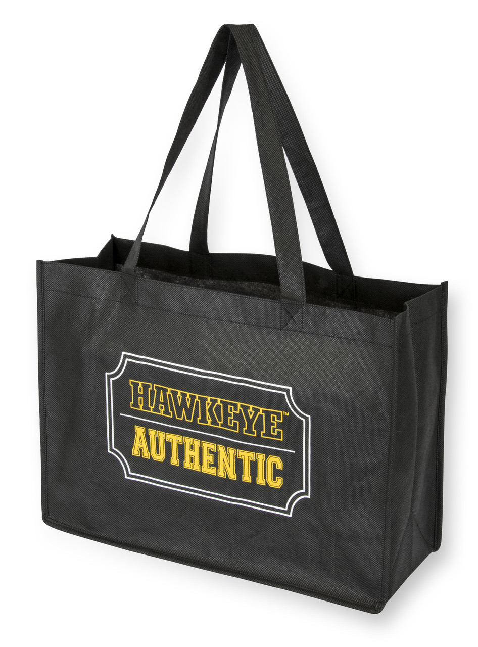Iowa Hawkeyes Shopper Bag | Black, Hawkeye Authentic | AUTHENTIC BRAND
