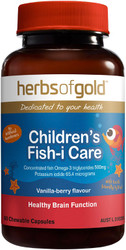 Herbs of Gold Children's Fish-i Care 60 Chewable Caps