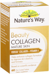 Nature's Way Beauty Collagen Mature Skin 60 Tabs x 3 Pack
