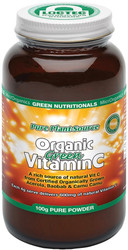 Green Nutritionals Pure Plant-Source Organic Vitamin C 100g Powder