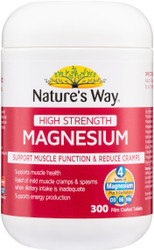 Nature's Way High Strength Magnesium 300 Tabs x 3 Pack
