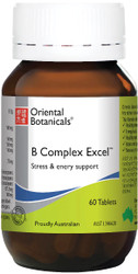 Oriental Botanicals B Complex Excel 60 Tablets