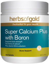 Herbs of Gold Super Calcium Plus with Boron 180 Tabs