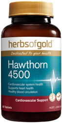 Herbs of Gold Hawthorn 4500mg 60 Tabs