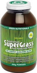 Green Nutritionals Australian Organic Supergrass 200g Powder