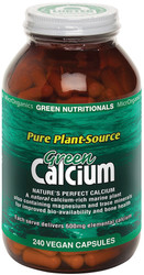 Green Nutritionals Pure Plant-Source Green Calcium 240 Caps