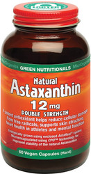 Green Nutritionals Natural Astaxanthin 12mg Double Strength 60 Caps