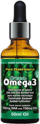 Green Nutritionals Pure Plant-Source Green Omega-3 Oil 50ml