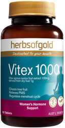 Herbs of Gold Vitex 1000mg 60 Tabs
