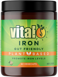 Vital Plant Based Gut Friendly Iron 60 Caps