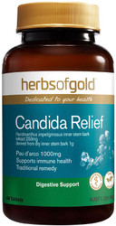 Herbs of Gold Candida Relief 60 Tabs