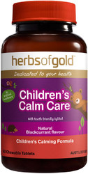 Herbs of Gold Children's Calm Care 60 Chewable Tabs