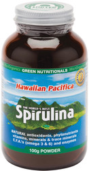 Green Nutritionals Hawaiian Pacifica Spirulina 100g