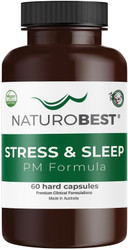 NaturoBest Stress & Sleep PM Formula 60 Caps