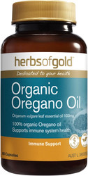 Herbs of Gold Organic Oregano Oil 60 Caps
