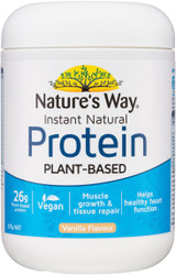 Nature's Way Vanilla Instant Natural Protein 375g x 2 Pack