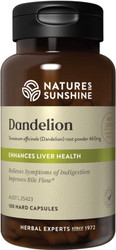 Nature's Sunshine Dandelion 460mg 100 Capsules